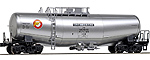 Tank  Car TAKI 43000 (silver) - Kato 1-825 (HO scale)
