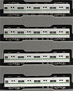 Eidan Subway (Tokyo Metro) Series 6000 Chiyoda Line - 4 Cars Add-On Set - Kato 10-1144