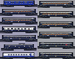 Nostalgie Istanbul ORIENT EXPRESS 88 Train - 13 Cars Set - Kato 10-561 and 10-562