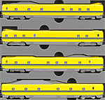 Series 923 Shinkansen Inspection Car (Doctor Yellow) - 4 Cars Add-On Set - Kato 10-897