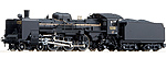 Steam Locomotive 4-6-2 Type C57 First Edition with tender - Kato 2024