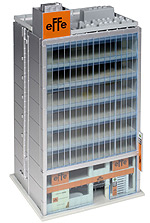 Boutique and Office Building 1 with 8 Floors (Silver) - Kato 23-438C