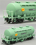 Tank Wagon Type TAKI 1900 (green) Private Owner - Tomix HO-709 (HO scale)