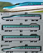 Series E5 Shinkansen Bullet Train - Hayabusa (Falcon) - 4 Cars Set - Kato 3-516 (HO scale)