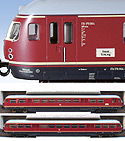 DB ETA 176 / ESA 176 Limburger Zigarre (Limburger Cigar) - 2 Cars Set - Kato 73326 (HO scale)