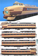 Limited Express Series 485 Train - 4 Cars Set - Tomix HO-043 (HO scale)