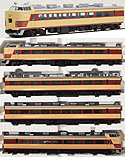 Limited Express Train Series 489 (Kuha 489-300/700) - 4 Cars Set - Tomix HO-095 (HO scale)