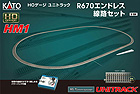 HO HM1 R670mm Basic Track Oval with Power Pack - Unitrack - Kato 3-104 (HO scale)