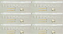 Interior Lighting Kits (Bulb) - 6 sets - Kato 11-206
