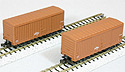 Freight Box Cars WAMU 80000 - 2 cars set - Kato 8039
