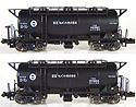 Tank Cars Taki 1900 Hitachi Cement - 2 cars set - Kato 8040-1