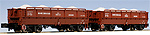 Freight Cars HOKI 2500 - 2 cars set - Kato 8055