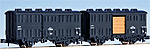 Ventilated Covered Wagon TSUMU 1000 - 2 cars set - Kato 8057