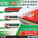 Glacier Express Swiss Alps - 3 Cars Set - Kato 10-1145