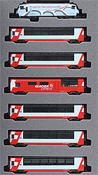 Glacier Express Swiss Alps (UNESCO World Heritage) - 7 Cars Set  - Kato 10-1219