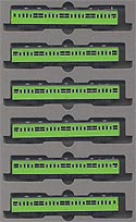 Series 101 (Kansai Line Color) Commuter Train - 6 Cars Set - Kato 10-289