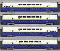 Series E4 Joetsu Shinkansen MAX Bullet Train - 4 Cars Add-On Set - Kato 10-293