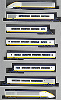 EUROSTAR Train - 8 Cars Set - Kato 10-327