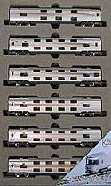Series E26 Sleeping Cars "Cassiopeia" - 6 Cars Add-On set - Kato 10-400