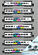 Series E257 "Azusa/Kaiji" Train - 7 Cars Set - Kato 10-433