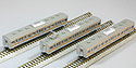 Series 211-0 Train Electric Silver and Orange - 3 Cars Add-On Set - Kato 10-442