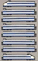 Series 0 Shinkansen Bullet Train - 8 Cars Set - Kato 10-453