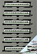 Series 117 Suburban Train (Fukuchiyama Line Color) - 6 Cars Set - Kato 10-479