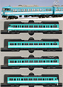 Series 117 Ocean Color Train - 4 Cars Set - Kato 10-480