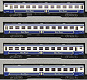 Series 12 SL "Banetsu Monogatari" Train - 4 Cars Add-On Set - Kato 10-829