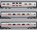Series E26 Sleeping Car Train (Cassiopeia) - 3 Cars Add-On Set - Kato 10-834