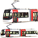 Toyama Light Rail Tram PORTRAM TLR0601 (red) - Kato 14-801-1