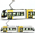 Toyama Light Rail Tram PORTRAM TLR0603 (yellow) - Kato 14-801-6