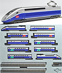 TGV Duplex (SNCF) High-Speed Train - 10 Cars Set - Kato 10916 (K10916)