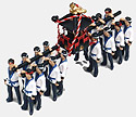 People Carrying Shrine (Mikoshi) at Japanese Festival  - Kato 24-236