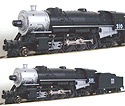 USRA 2-8-2 Heavy Mikado Steam Locomotive (WP #310) - Kato 126-0208