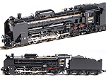 Steam Locomotive 2-8-2 Type D51-498 with Deflectors - Kato 2016-1