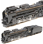 Steam Locomotive 2-8-2 Type D51 Standard w/Nagano Type Smoke Collector - Kato 2016-6