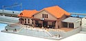 Suburban Station for Double Track Plate - Kato 23-126