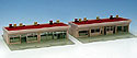 Small Strip Mall (red) - Kato 23-408A