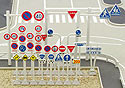 Street Signs Set 1 - Kato 23-419