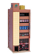 Metro Series 6 Floor Office Building (Brown) - Kato 23-432B