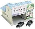 Taxi Station with 2 Taxis - Kato 23-456