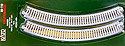 Curved Track 282mm (11") Radius 45º - Unitrack (R282-45) - 4 pieces - Kato 20-110
