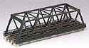 Double Track Truss Bridge 248mm (9 3/4") Green - Kato 20-435