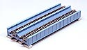 Double Track Plate Girder Bridge 186mm (7 5/16") Light Blue - Kato 20-455