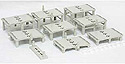 Double Track Viaduct Incline Pier Set 5mm -to- 50mm (1/4" - 1 3/4") - 9 pieces - Kato 23-046
