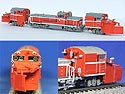 Snowplow Diesel Locomotive Type DE15-1541 (double track) - MicroAce A8713