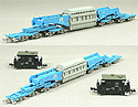 Heavy Duty Freight Car SHIKI 810 with Cabooses - 3 Cars Set - MicroAce A8575