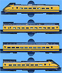Series 0 Inspection Car Type 922-B "Doctor Yellow" - 4 Cars Set - MicroAce A1158