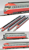 Odakyu Romance Car Electric Train Series 3000 (first version) - 8 Cars Set - MicroAce A2151